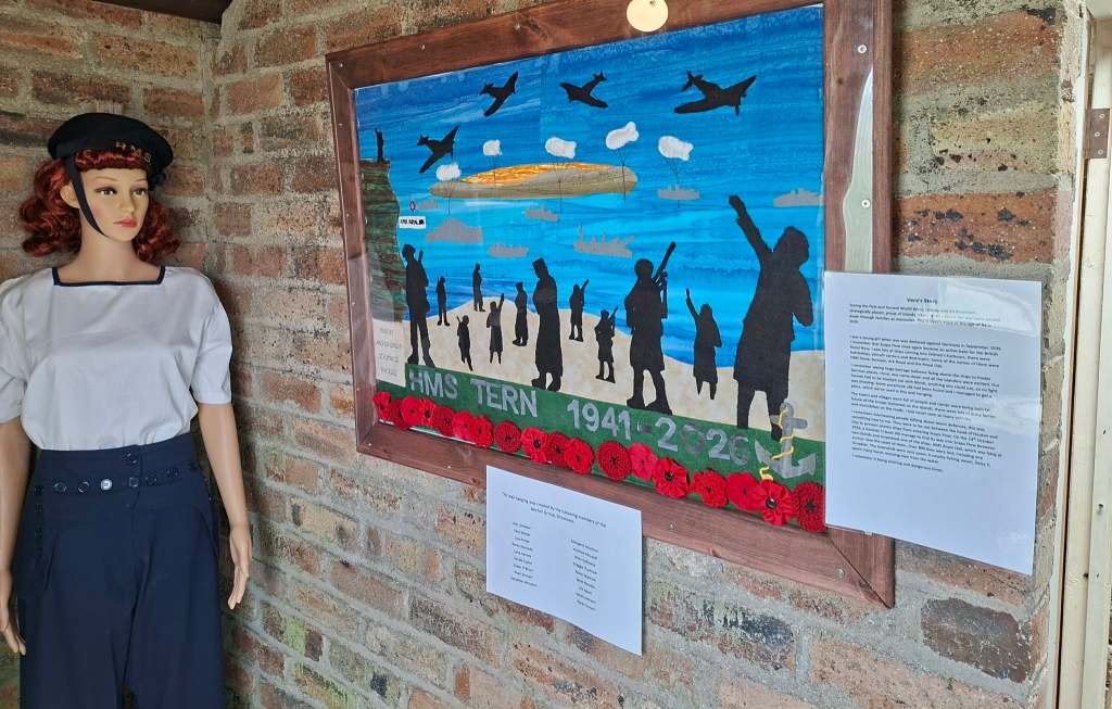 Wall hanging at HMS Tern